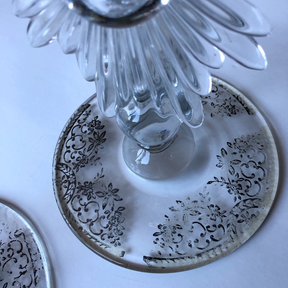 Set of Two Crystal Candle Holders - Picture 7 of 16